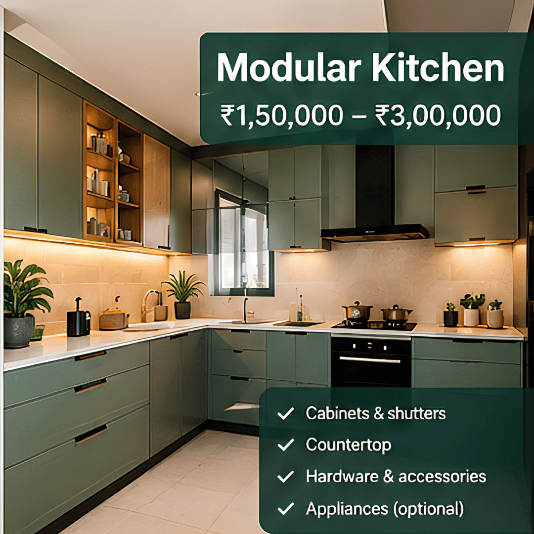 modular kitchen cost in hyderabad