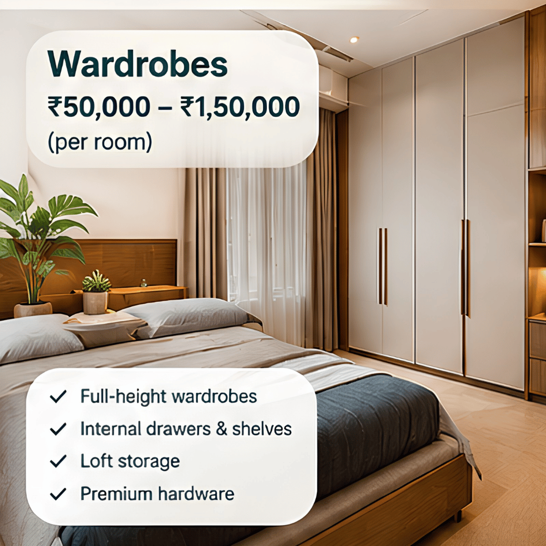 wardrobes cost